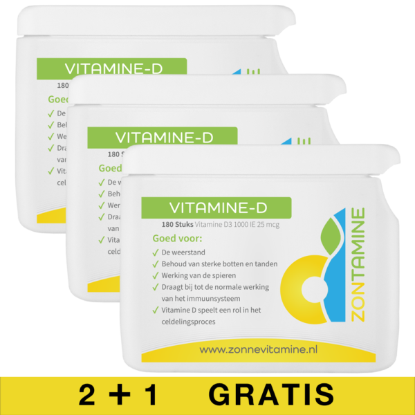 Zontamine Vitamine D 180st - Afbeelding 4